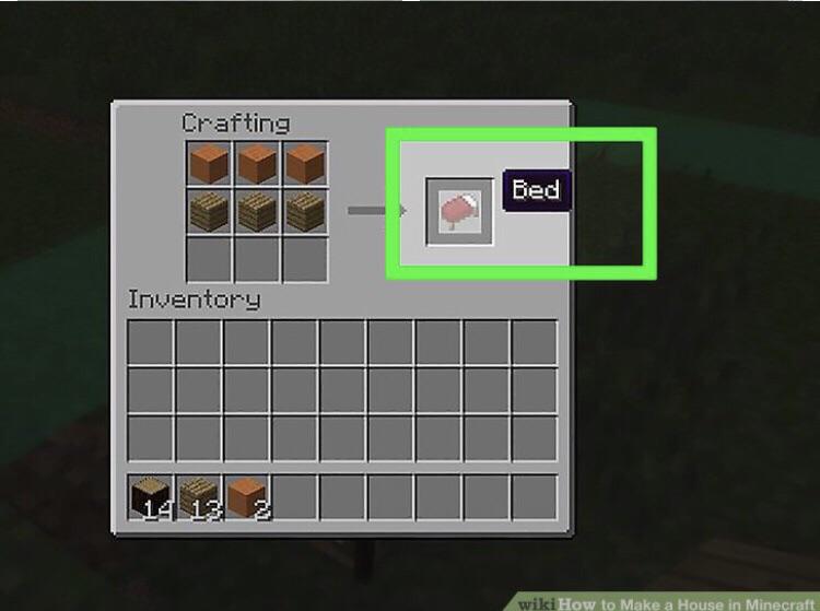 This is how u make a bed in minecraft have good sleep and upvote ...