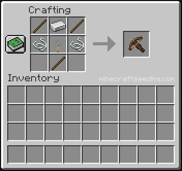 Tutorial: How to make a crossbow in Minecraft