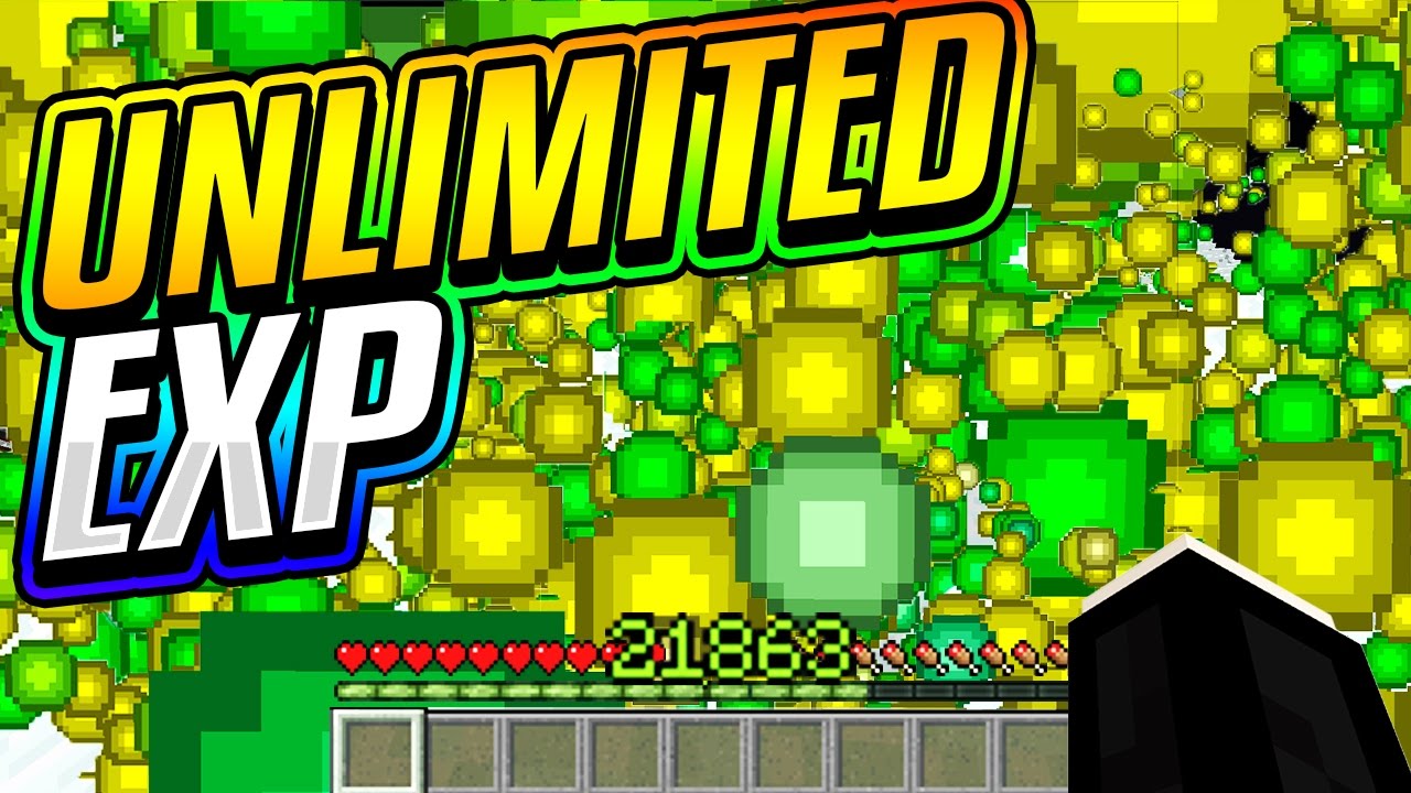 UNLIMITED XP in MINECRAFT