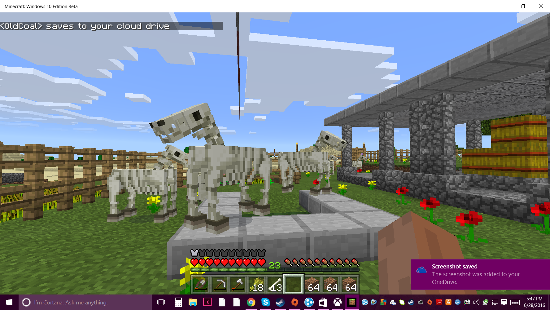 Why did my horses become skeleton horses?